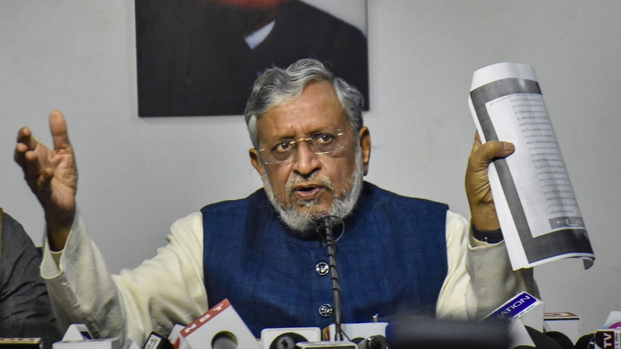 BJP MP Sushil Modi. Credit: PTI File Photo