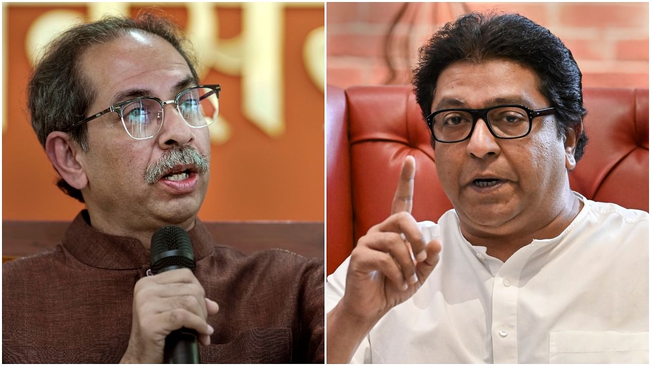 Uddhav Thackeray (L) and Raj Thackeray (R). Credit: PTI File Photos