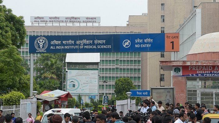 View of AIIMS Delhi. Credit: PTI Photo