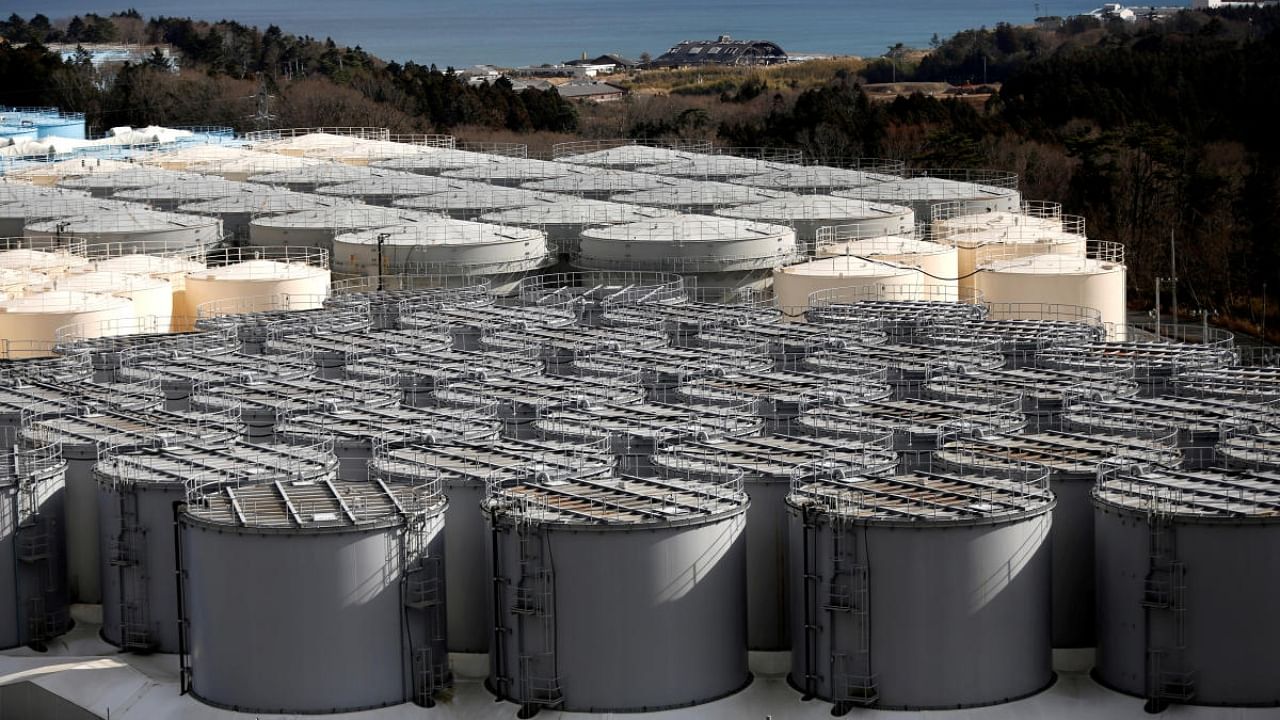  Storage tanks for radioactive water are seen at Tokyo Electric Power Co's (TEPCO) tsunami-crippled Fukushima Daiichi nuclear power plant in Okuma town, Fukushima prefecture, Japan. Credit: Reuters File Photo