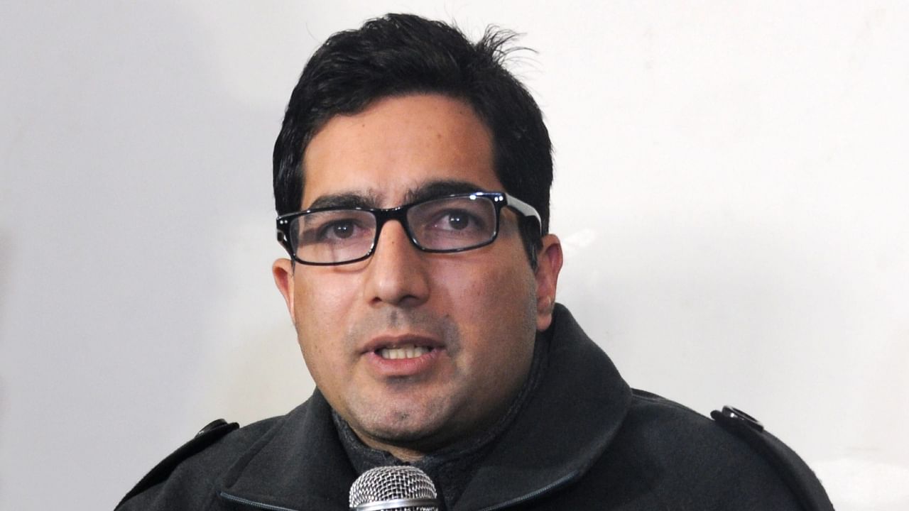 IAS officer Shah Faesal. Credit; PTI File Photo