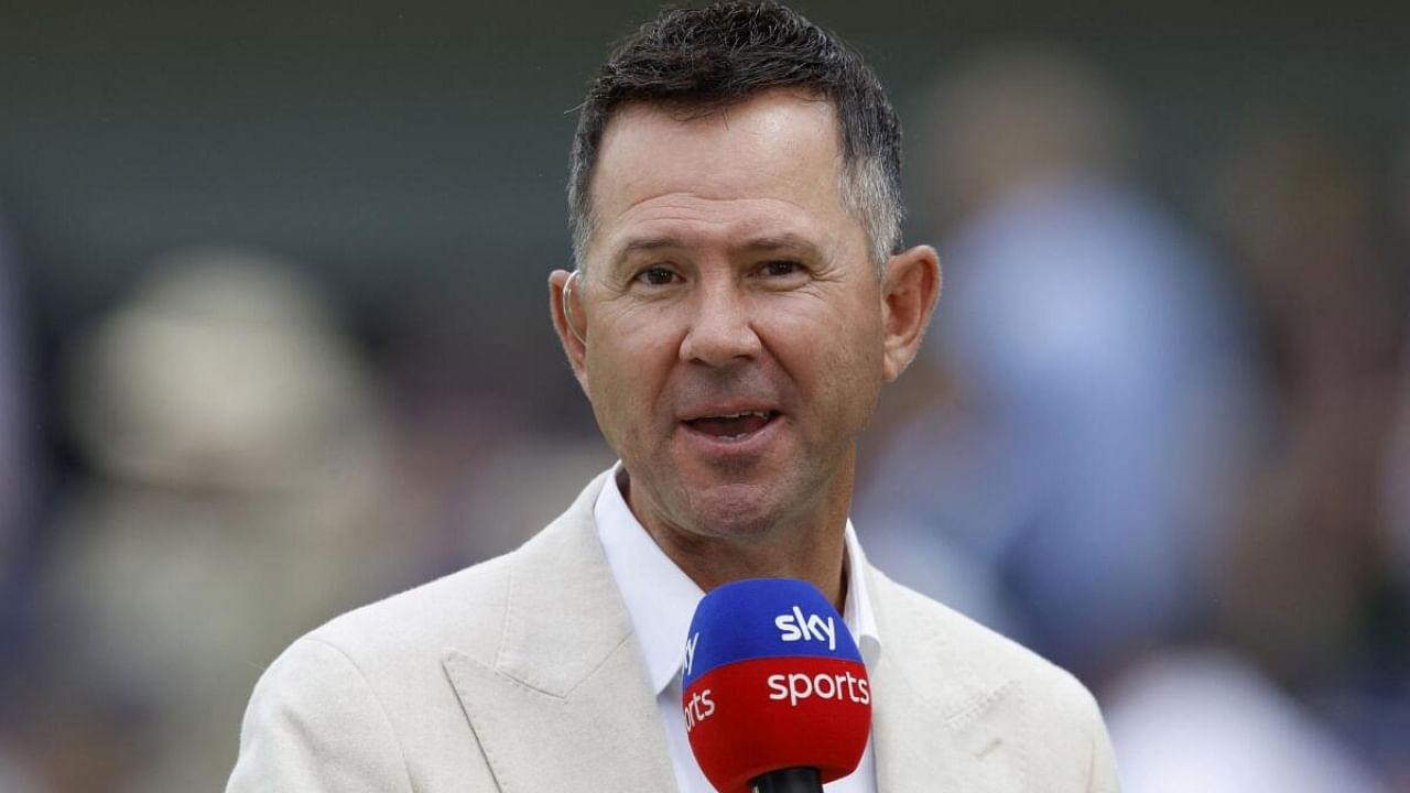 Former player and TV pundit Ricky Ponting before the start of the second test Action. Credit: Reuters Photo