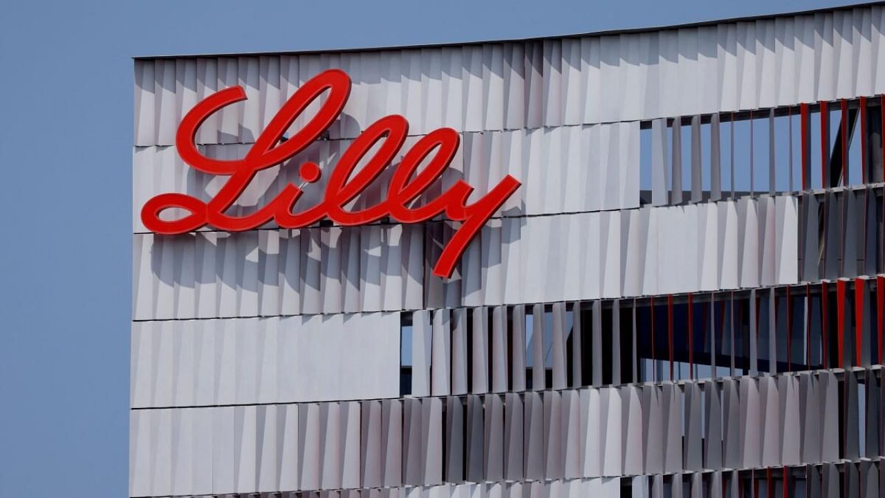 Eli Lilly logo is shown on one of their offices in San Diego. Credit: Reuters Photo