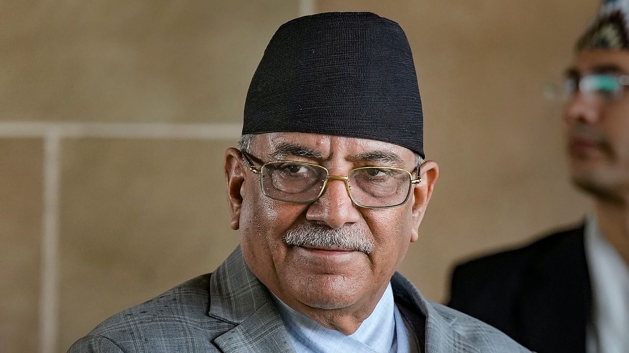 Nepal Prime Minister Pushpa Kamal Dahal 'Prachanda'. Credit: PTI Photo