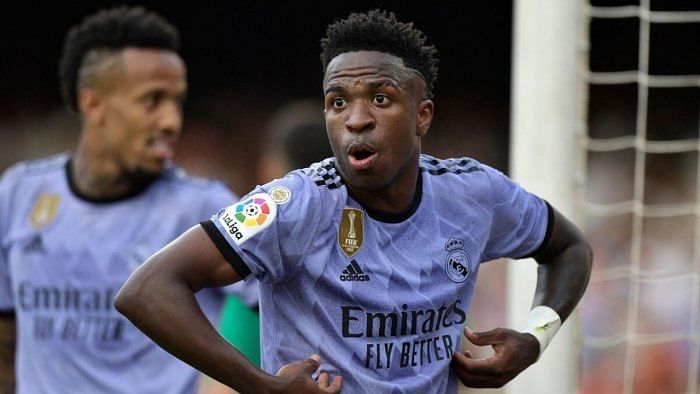 Real Madrid's Vinicius Junior. Credit: Reuters File Photo