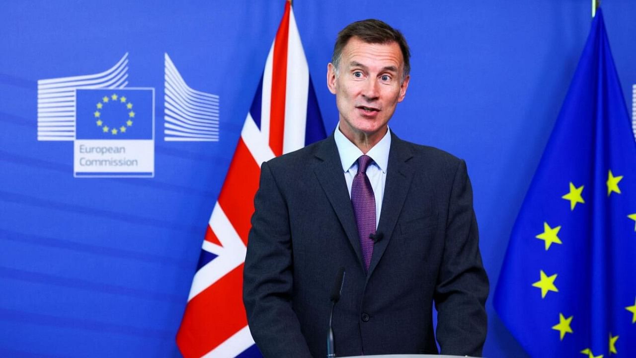 British Chancellor of the Exchequer Jeremy Hunt. Credit: Reuters Photo