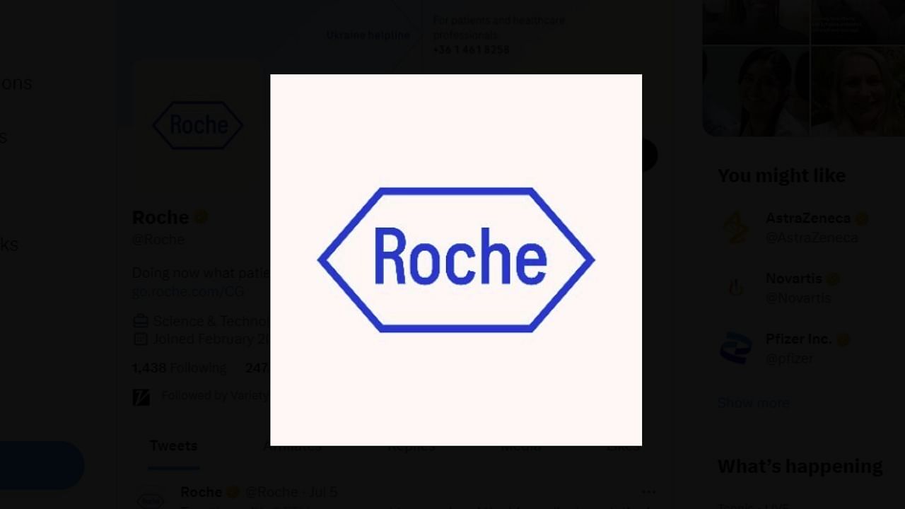 The Roche logo. Credit: Twitter/@Roche