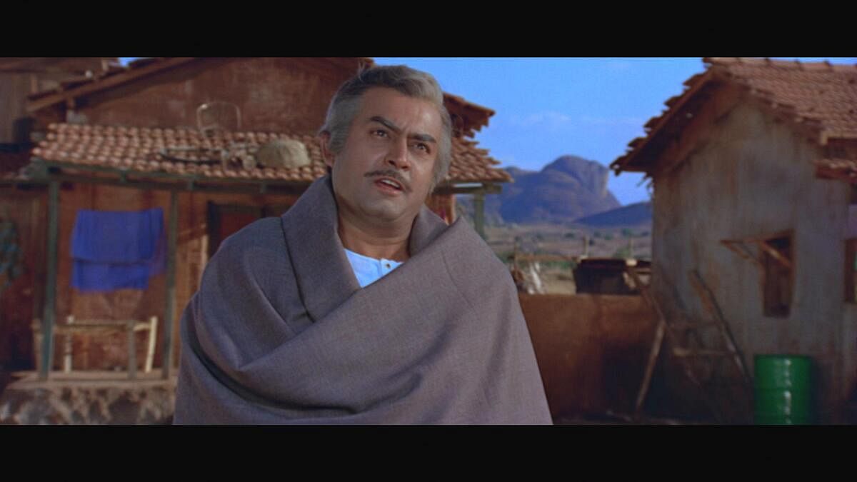 Sanjeev Kumar was intense in ‘Sholay’ (1975).