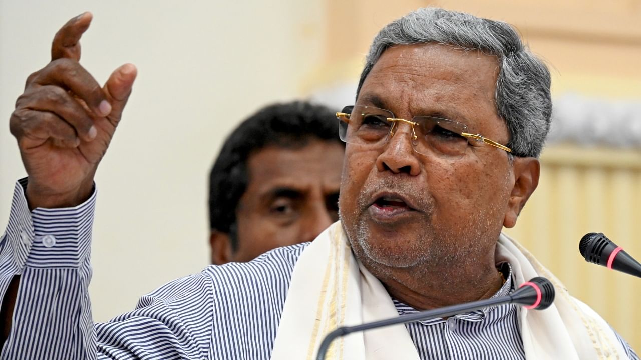 Karnataka Chief Minister Siddaramaiah. Credit: DH File Photo