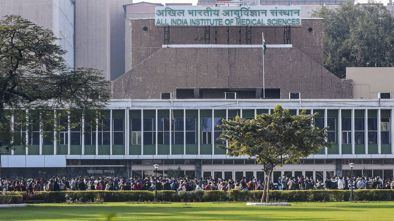 All India Institute of Medical Sciences (AIIMS), in New Delhi. Credit: PTI Photo