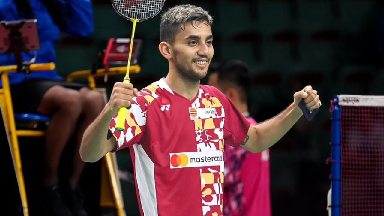 Indian shuttler Lakshya Sen. Credit: Twitter/@BAI_Media