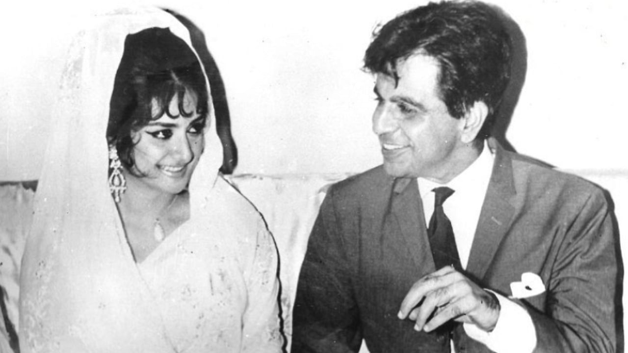 Saira Banu and Dilip Kumar. Credit: Instagram/@sairabanu