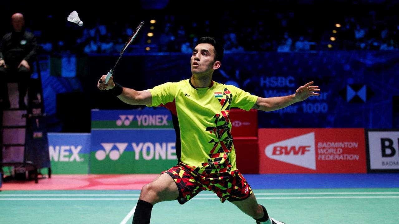 Star Indian shuttler Lakshya Sen. Credit: Reuters Photo