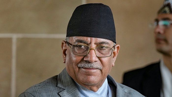 Nepal Prime Minister Pushpa Kamal Dahal 'Prachanda'. Credit: PTI Photo