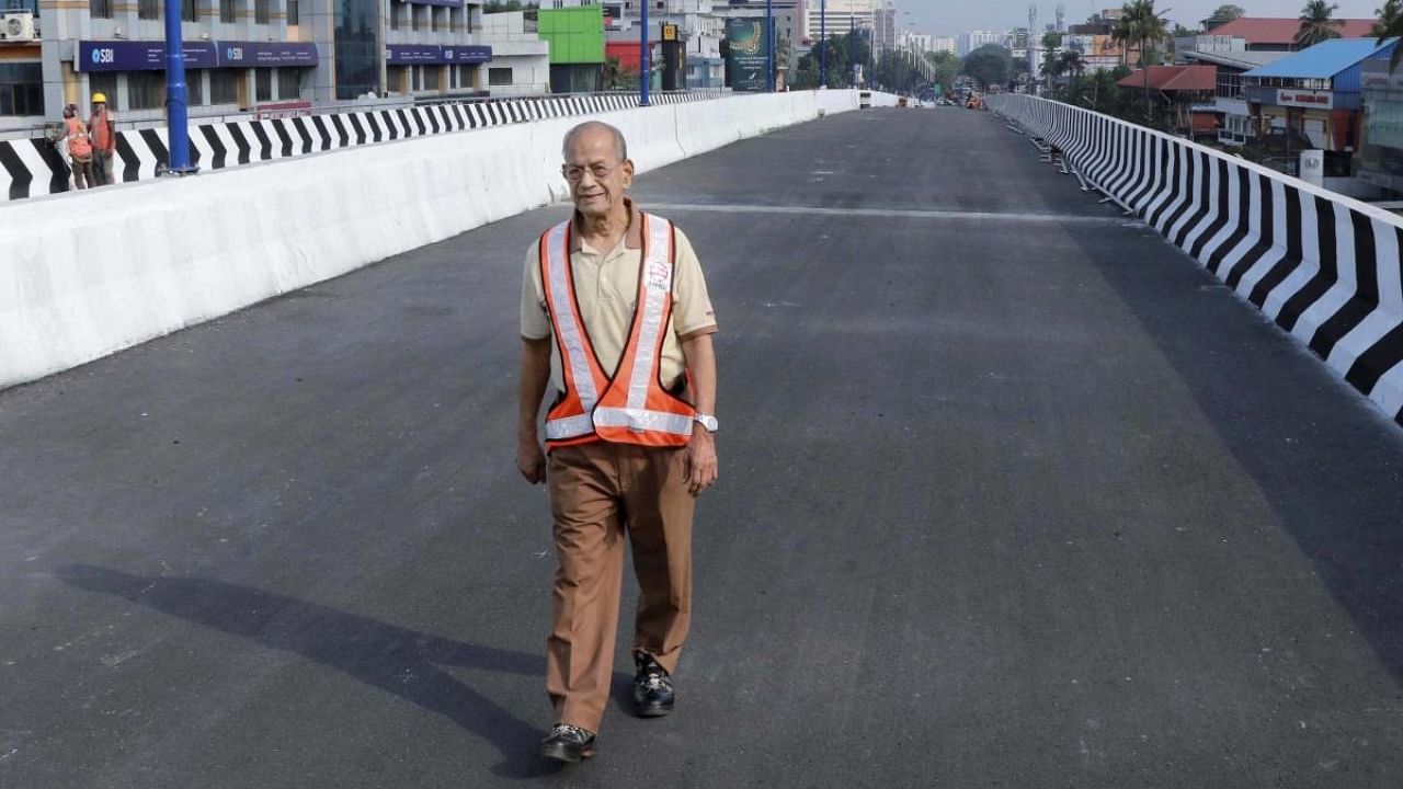 'Metro Man' E Sreedharan. Credit: PTI Photo 