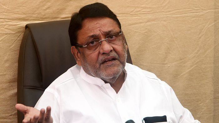 Senior NCP leader Nawab Malik. Credit: PTI Photo 