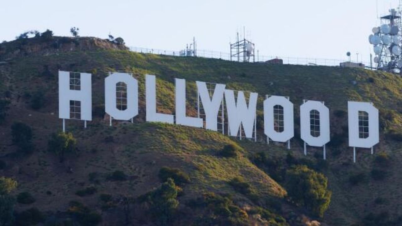 The iconic Hollywood sign is shown in early morning light after the SAG-AFTRA union failed to come to a labour agreement with Hollywood studios in Los Angeles. Credit: Reuters Photo