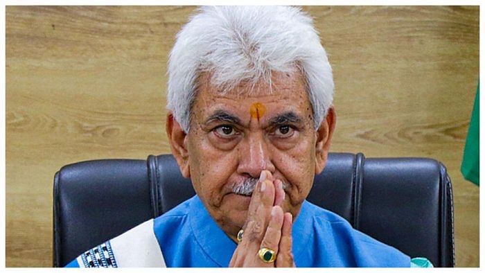 Jammu and Kashmir Lt Governor Manoj Sinha. Credit: PTI Photo