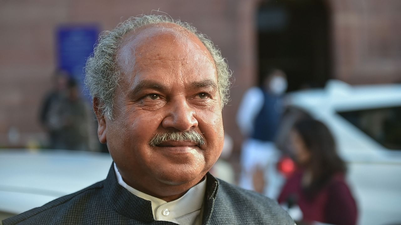 Union Agriculture Minister and BJP leader Narendra Singh Tomar. Credit: PTI Photo