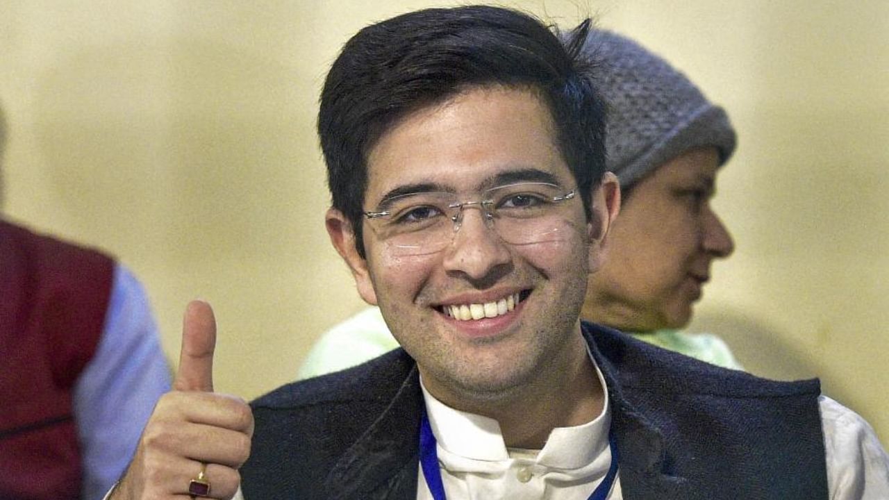 AAP's Raghav Chadha. Credit: PTI Photo