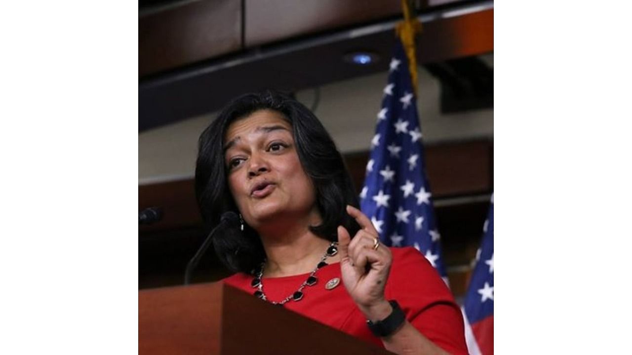 US Representative Pramila Jayapal. Credit: Twitter/@RepJayapal