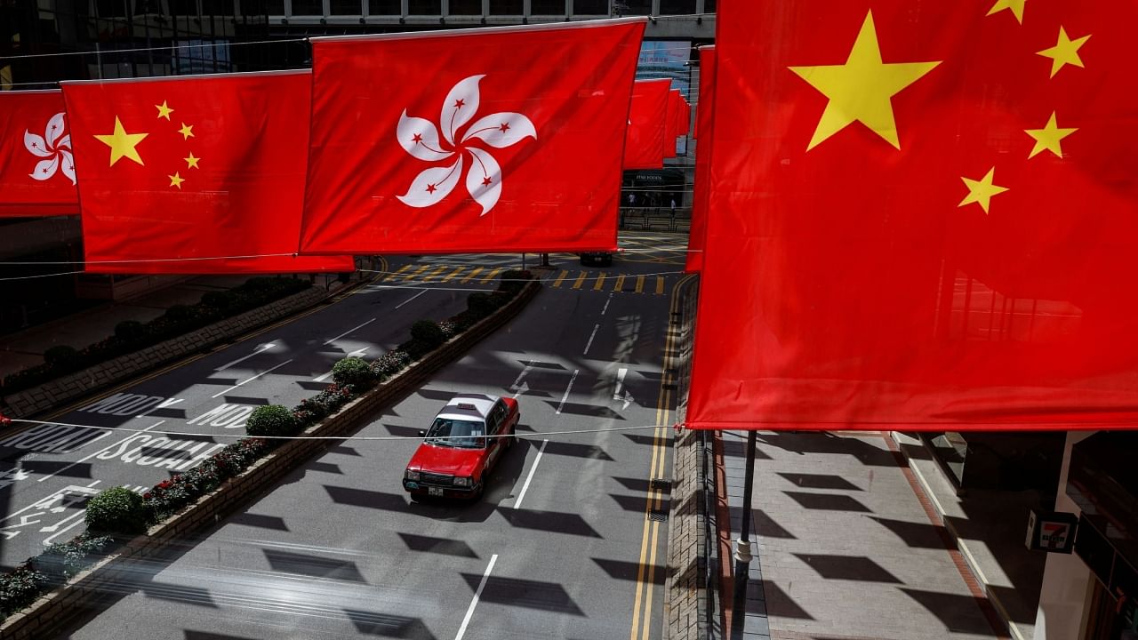 Hong Kong's office for safeguarding national security was set up in 2020 following Beijing's imposition of a national security law. Credit: Reuters File Photo