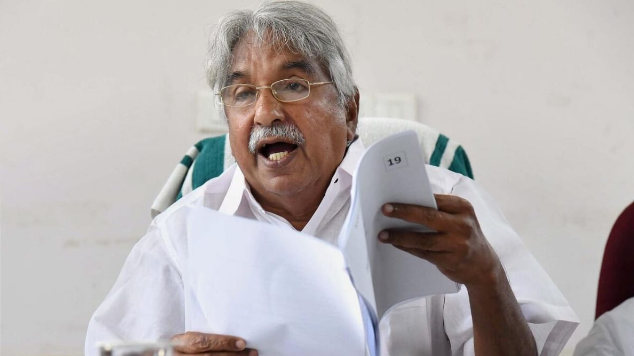 Oommen Chandy. Credit: PTI File Photo