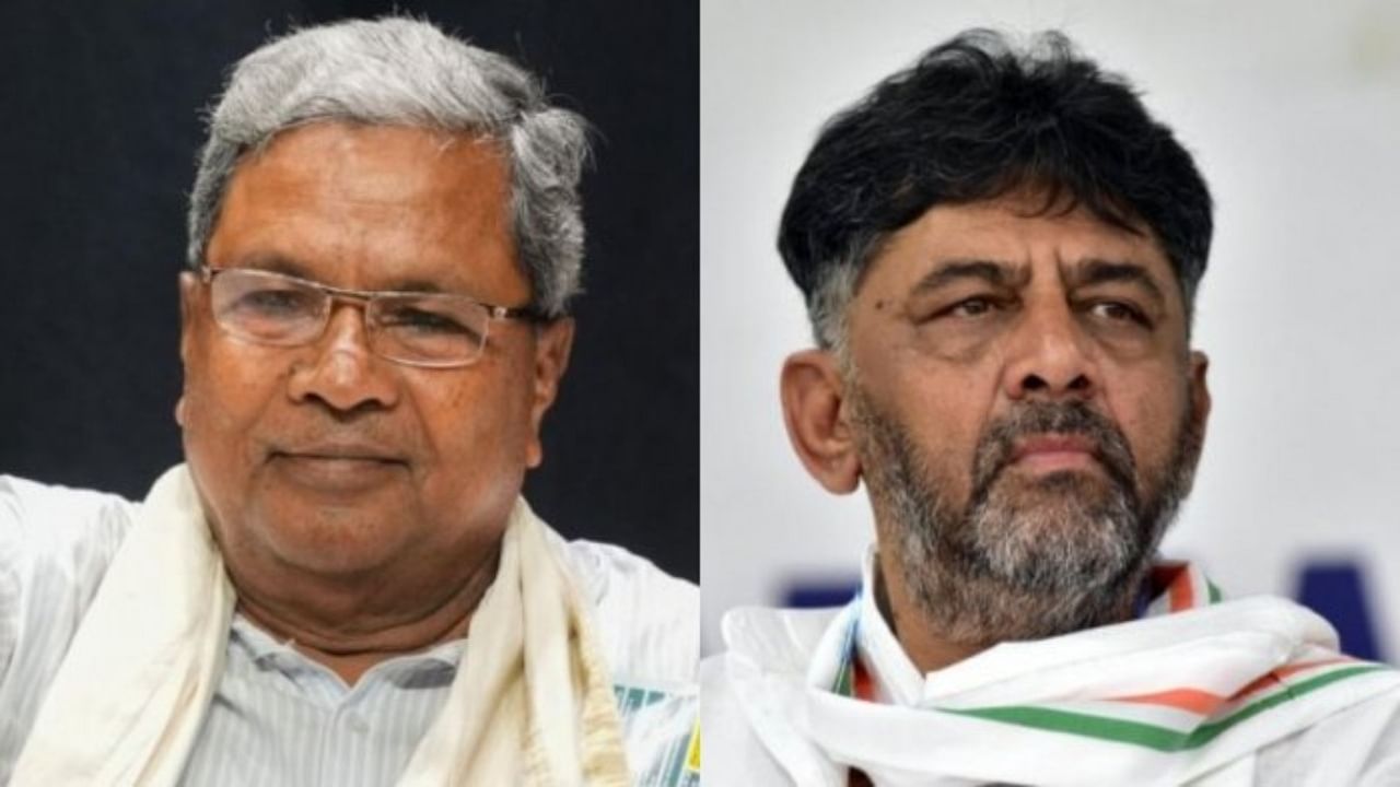 Siddaramaiah, D K Shivakumar. Credit: PTI/DH Photos