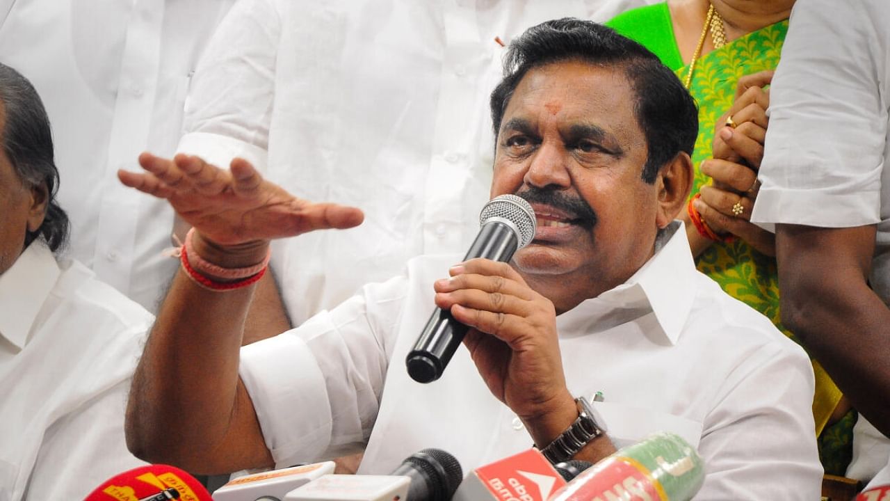 AIADMK general secretary Edappadi K Palaniswami. Credit: PTI Photo