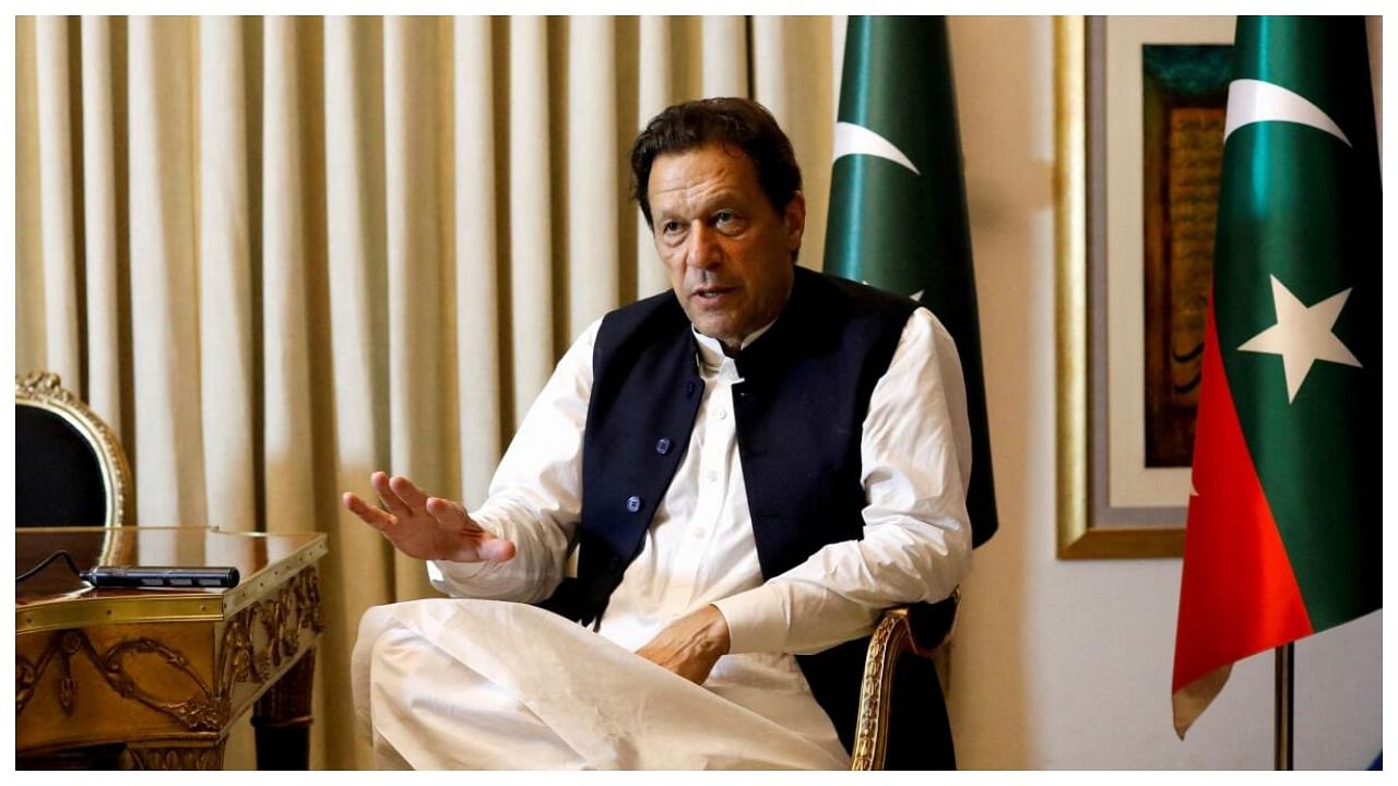 Former Pakistani Prime Minister Imran Khan. Credit: Reuters Photo