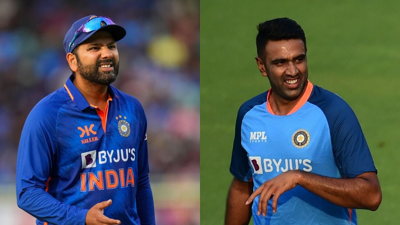 Rohit Sharma(L) and Ravichandran Ashwin. Credit: PTI File Photo