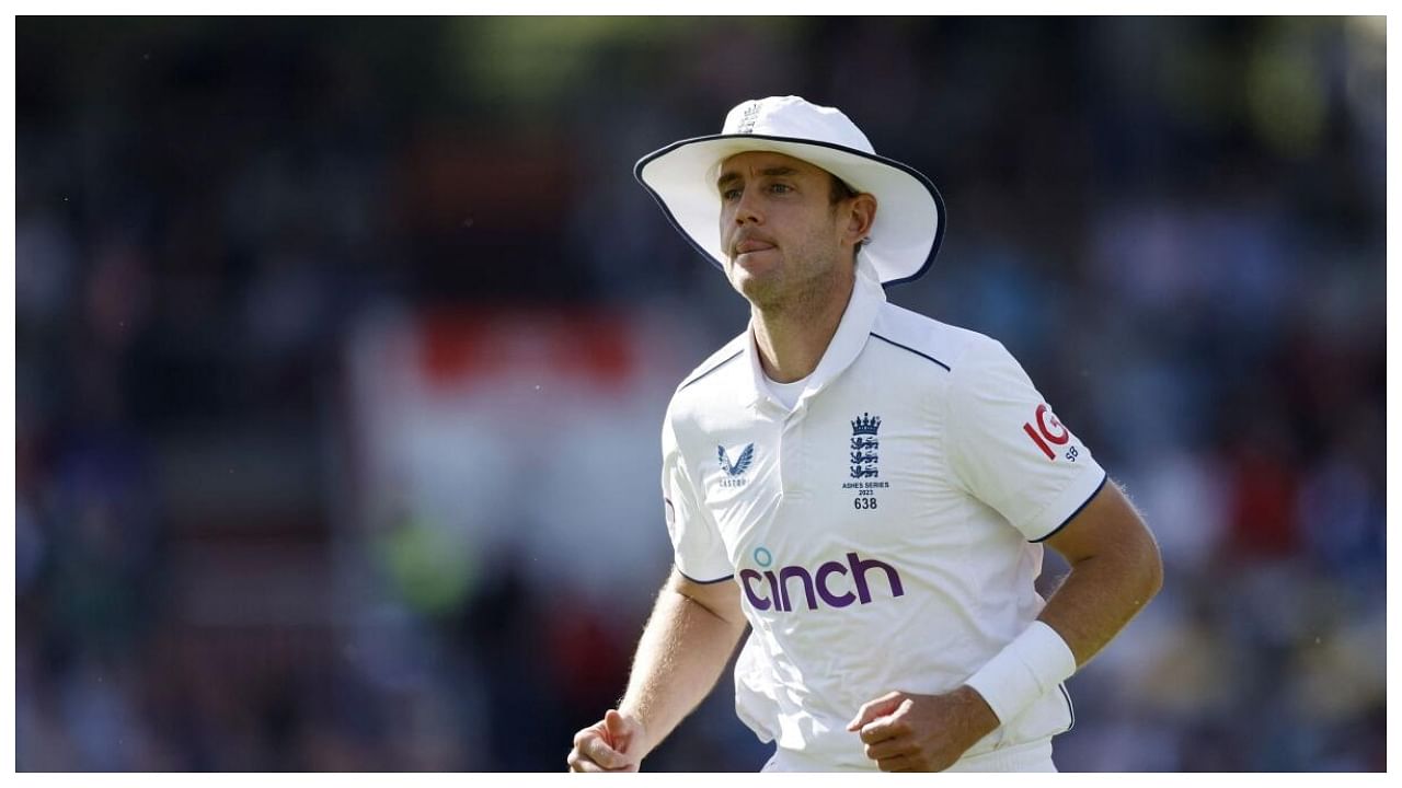 England's Stuart Broad. Credit: Reuters Photo