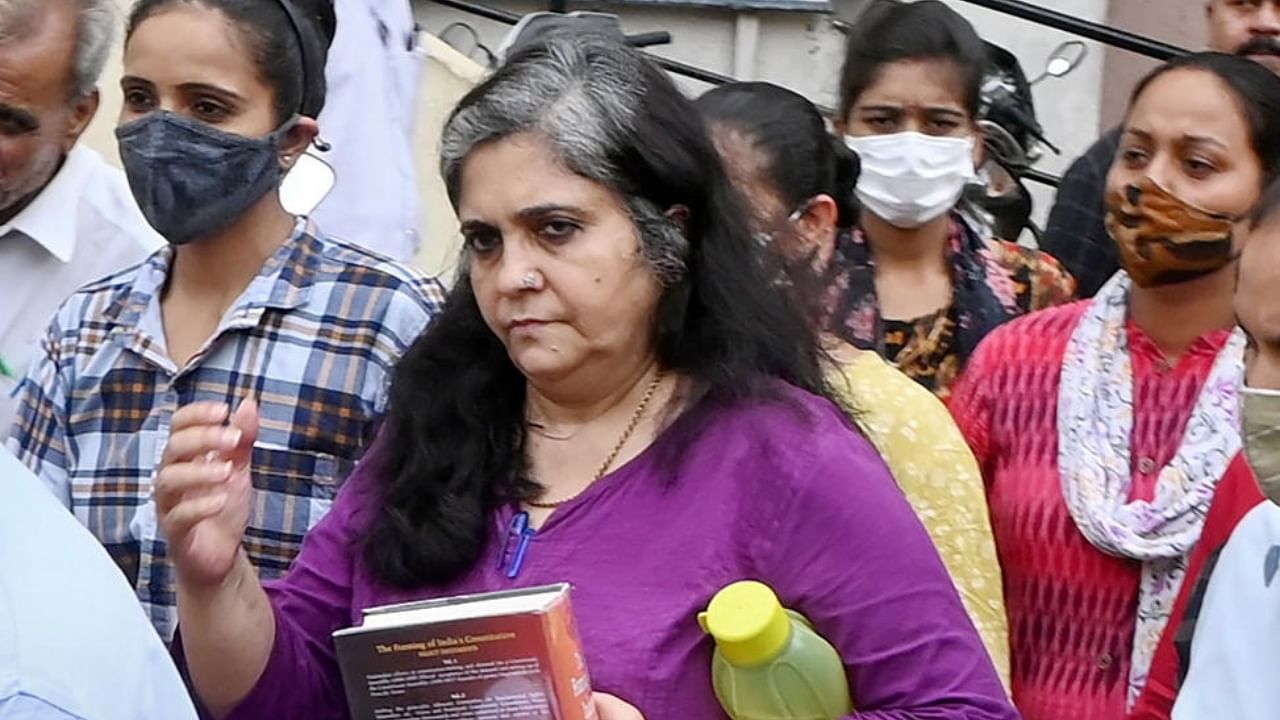 Activist Teesta Setalvad. Credit: PTI Photo