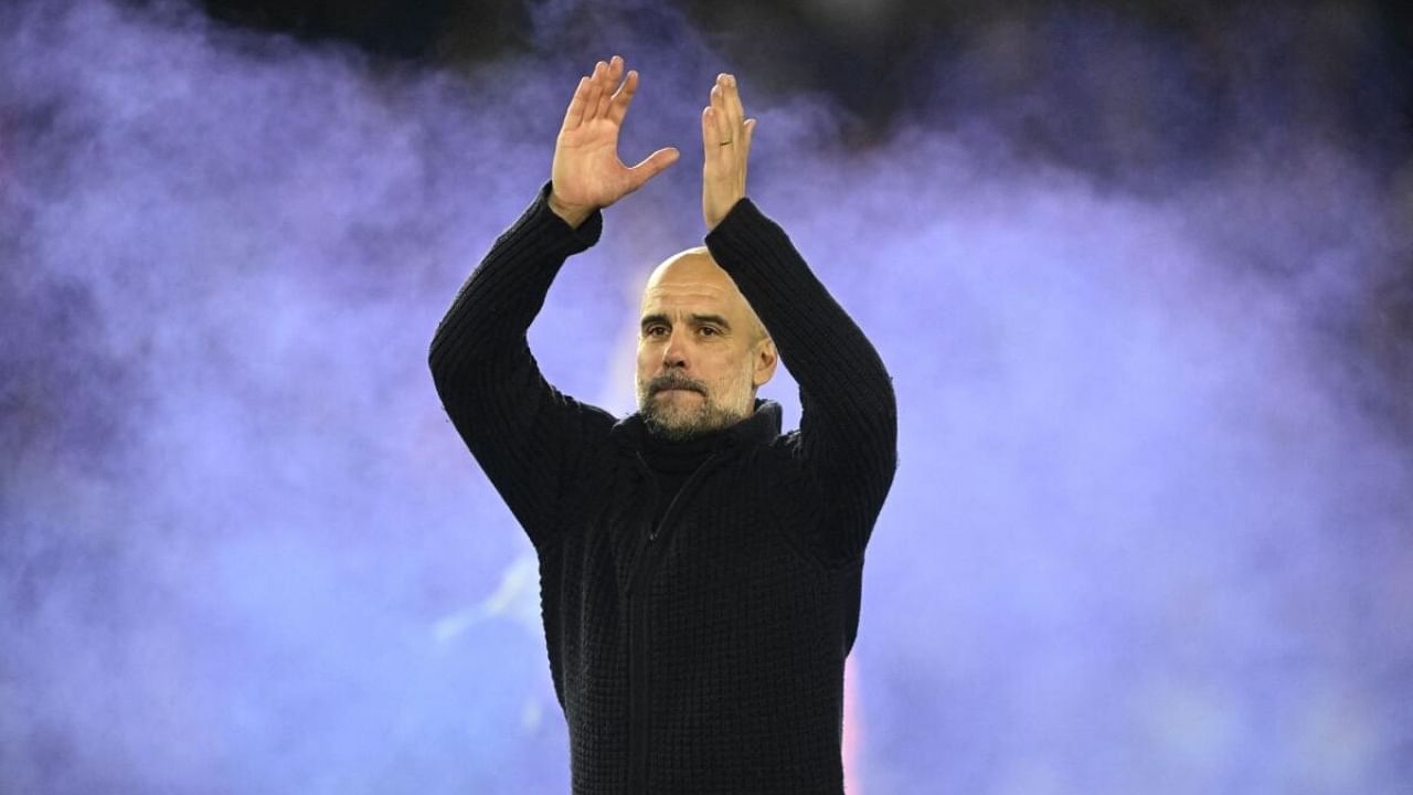 Manchester City manager Pep Guardiola. Credit: Reuters Photo