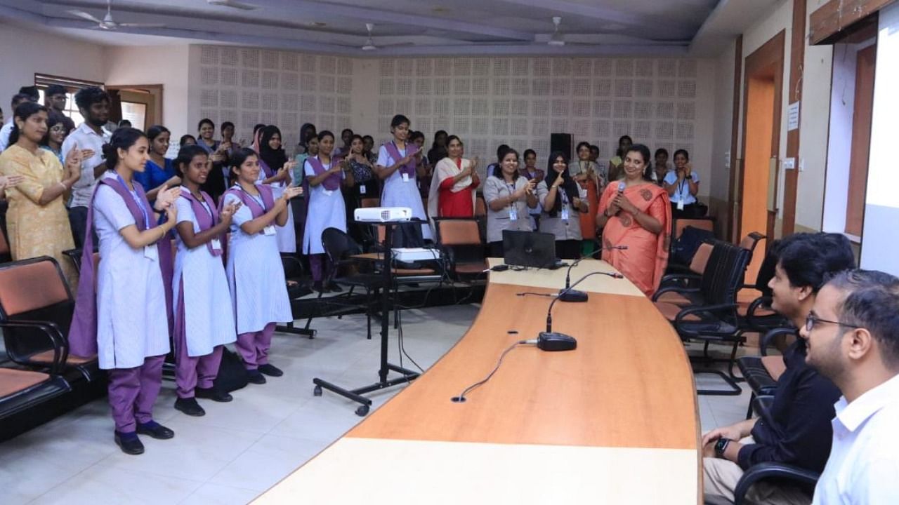 Sign language training for students and teachers in Thrissur. Credit: Special Arrangement
