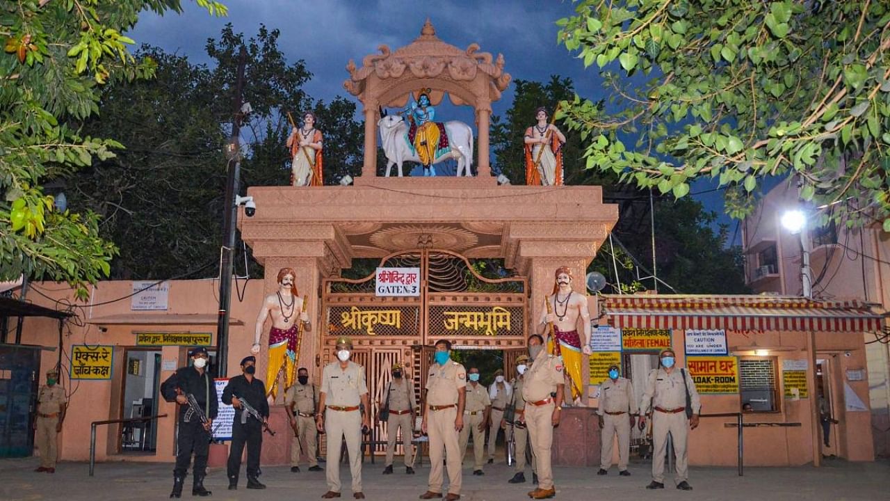 Sri Krishna Janambhoomi temple in Mathura. Credit: PTI Photo