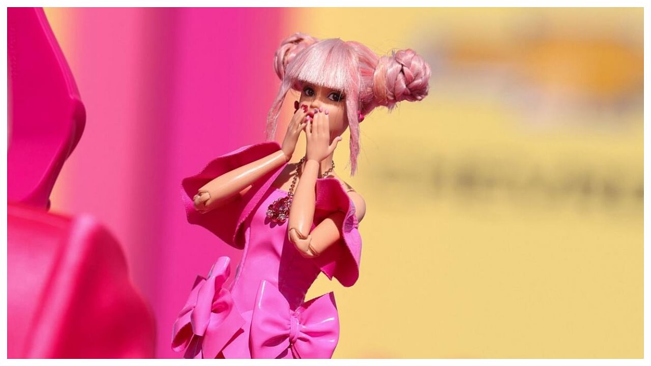 A Barbie doll at the world premiere of the film 'Barbie' in Los Angeles, California, US, July 9, 2023. Credit: Reuters Photo