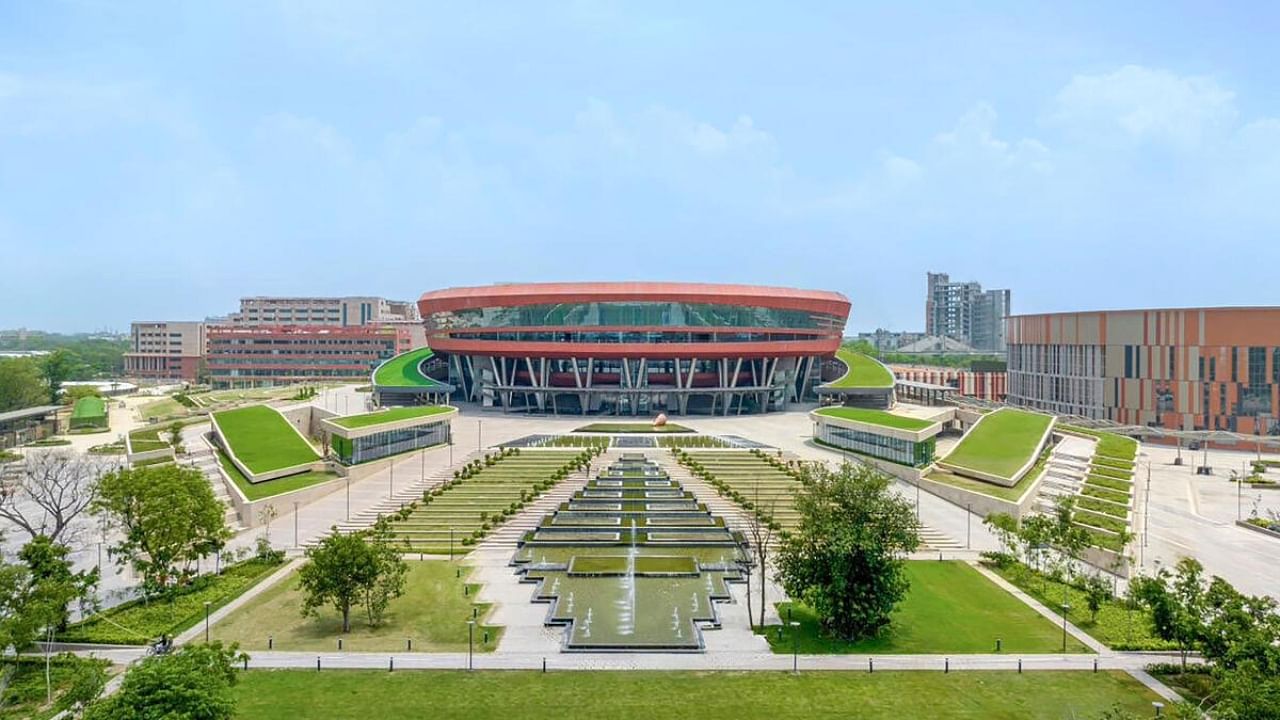 The redeveloped ITPO complex which will host the G20 leaders' meeting in September. Prime Minister Narendra Modi is likely to inaugurate the complex on July 26. Credit: PTI Photo