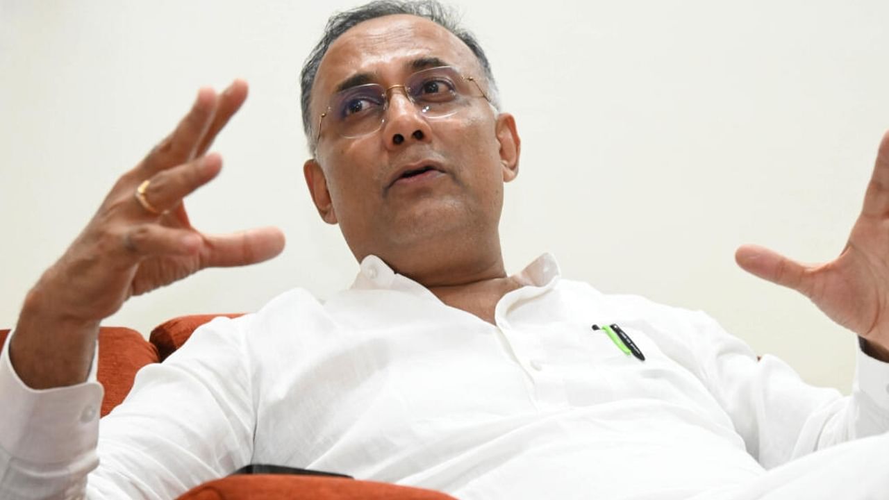 District-in-Charge Minister Dinesh Gundu Rao. Credit: DH Photo