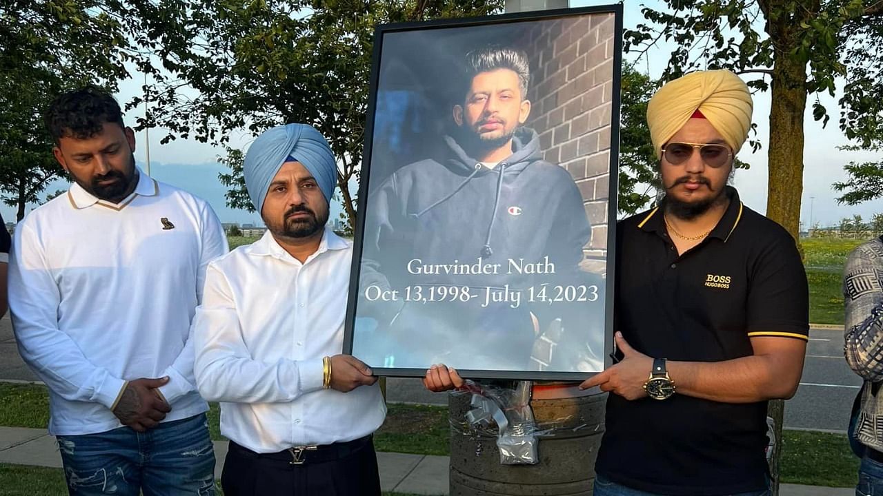 Shocked community members held a candlelight vigil in Mississauga on Saturday where more than 200 people gathered to mourn Nath's death. Credit: Facebook/Balram Chaudhary