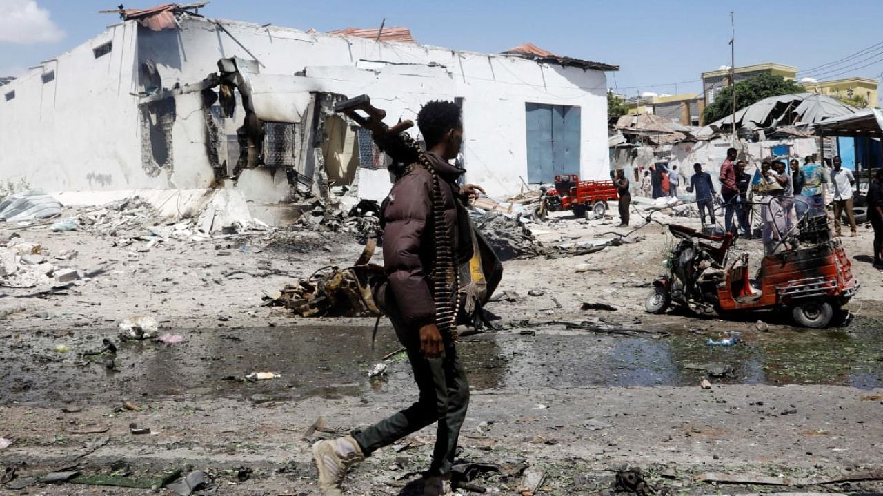 File photo of a security officer in Mogadishu. Credit: Reuters Photo