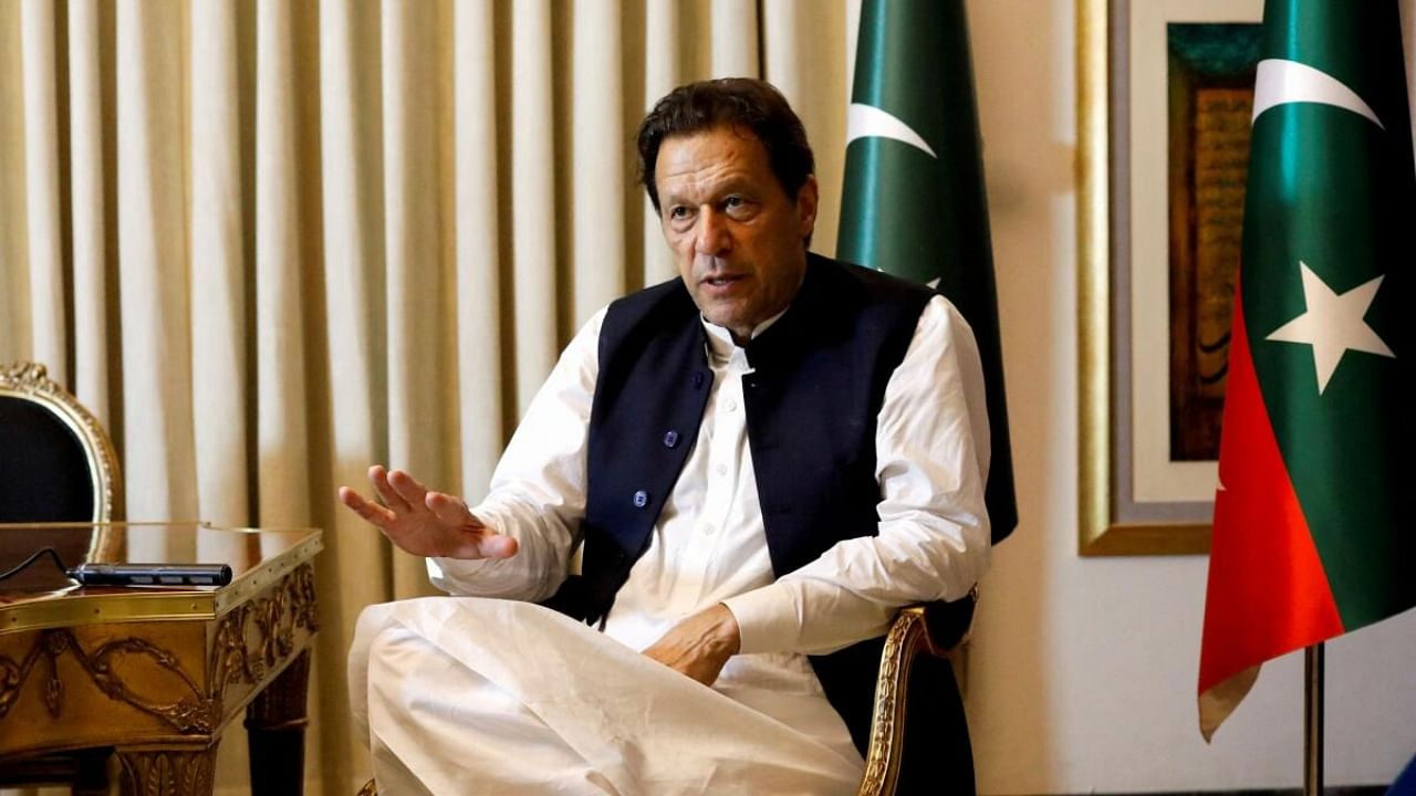 Former Pakistani Prime Minister Imran Khan. Credit: Reuters Photo