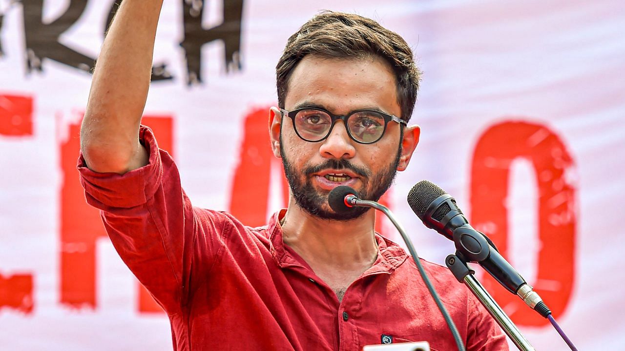 Umar Khalid. Credit: PTI Photo