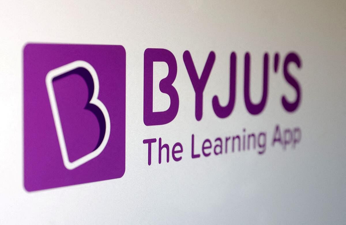 Byju's logo is seen in this illustration taken, June 22, 2023. Credit: Reuters Photo