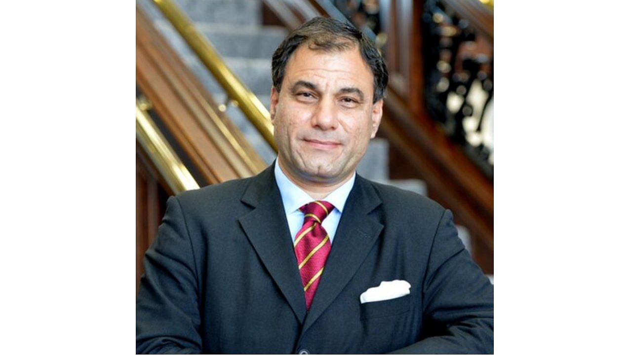 British Parliamentarian Lord Karan Bilimoria. Credit: Twitter / @Lord_Bilimoria