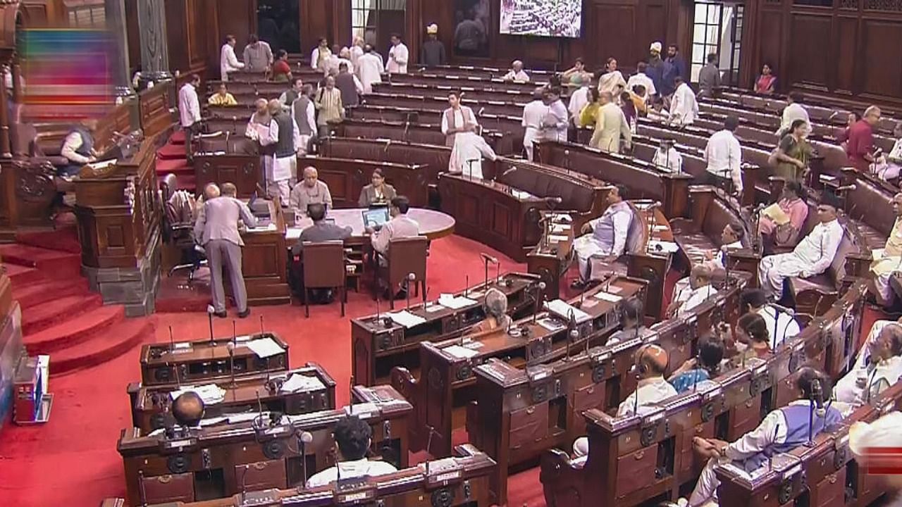 Monsoon session of Parliament. Credit: PTI Photo