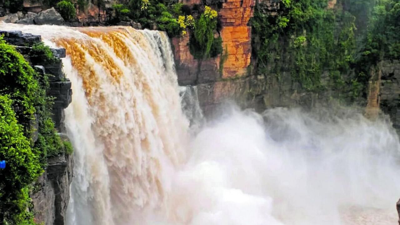 Gokak Falls in Belagavi district. Credit: DH Photo/ Raju Gavali