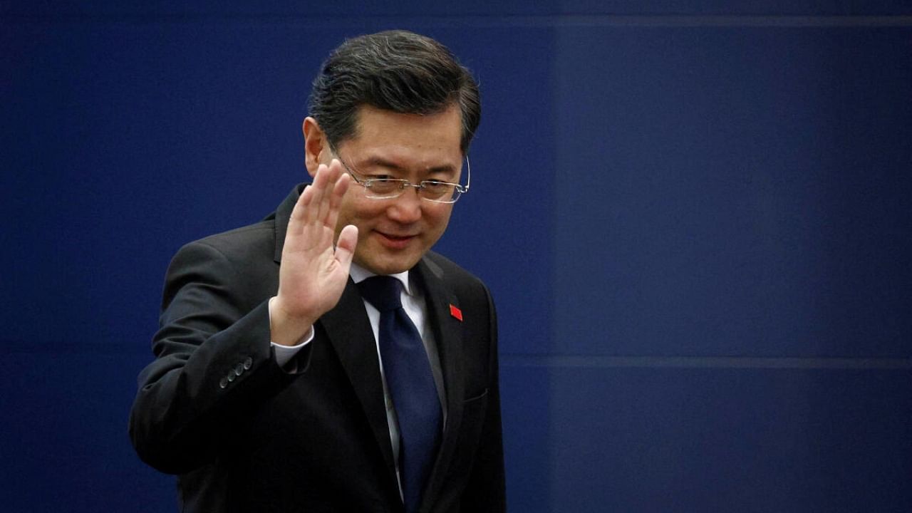 Ex-China Foreign Minister Qin Gang. Credit: Reuters File Photo