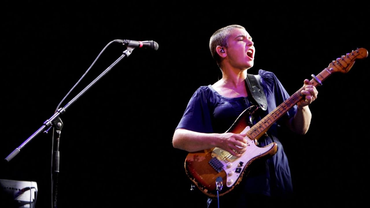 Irish singer Sinead O'Connor performs on stage during the Positivus music festival in Salacgriva July 18, 2009. Credit: Reuters Photo