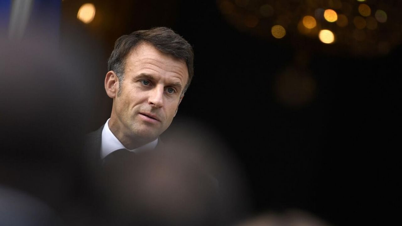 French President Emmanuel Macron. Credit: Reuters Photo